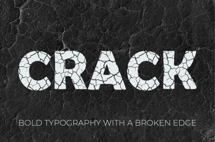 Crack Font