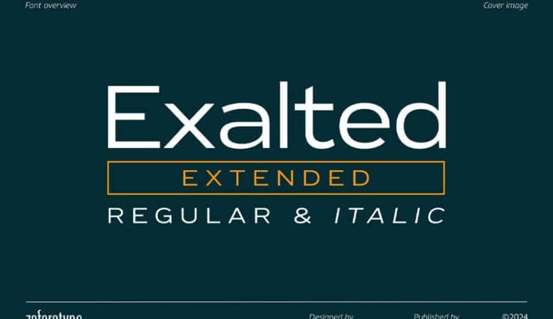 Exalted Extended Font