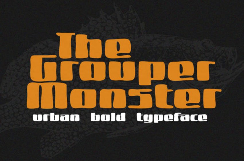 Grouper Monster Font