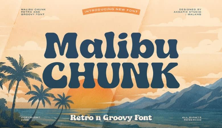Malibu Chunk Font