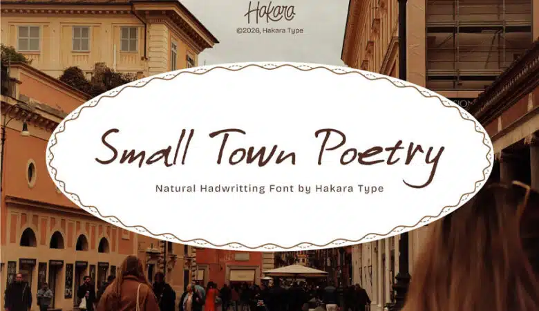 Small Town Poetry Font