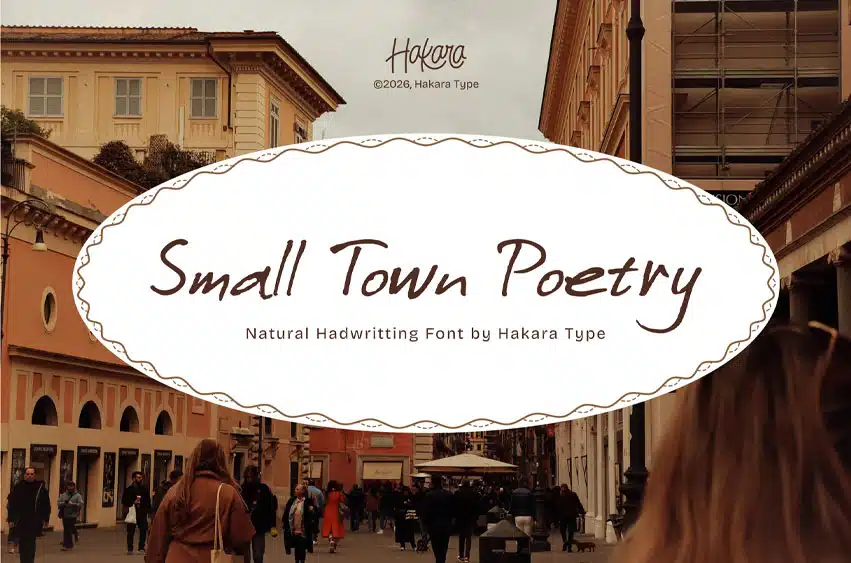 Small Town Poetry Font