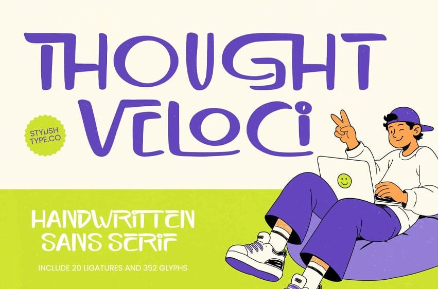 Thought Veloci Font