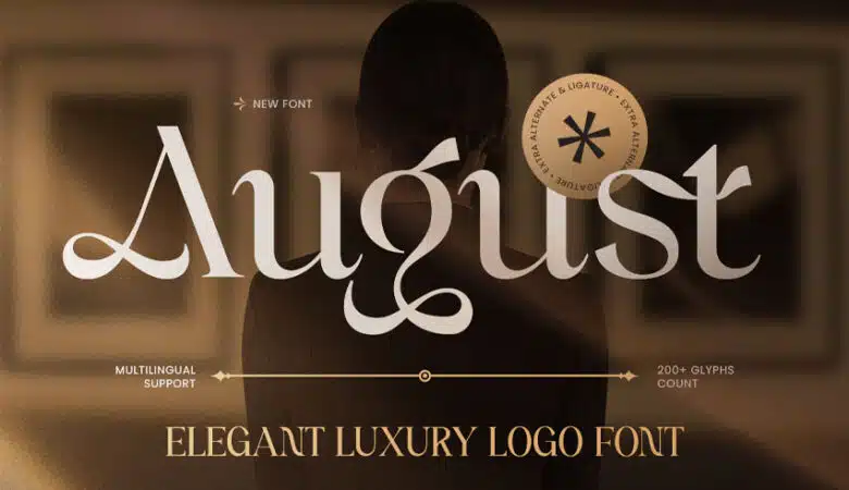 August Elegant Font