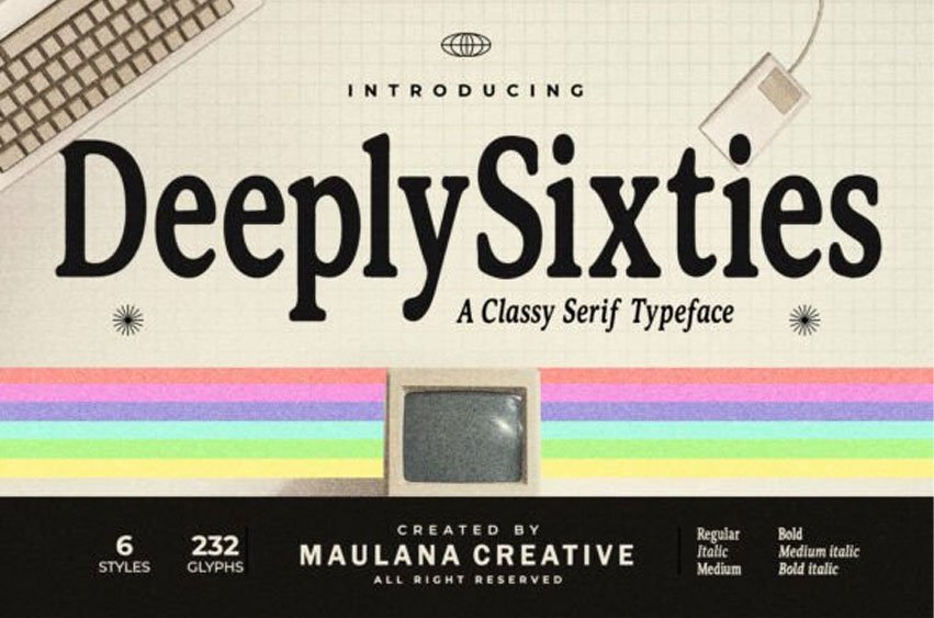 Deeplysixties Font