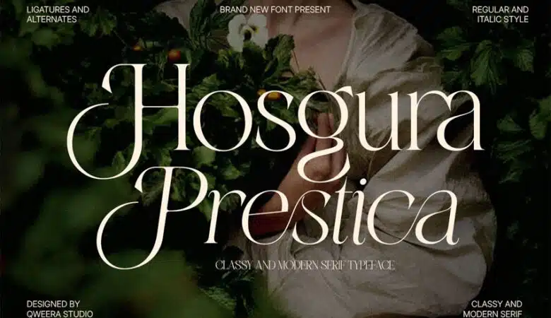 Hosgura Prestica Font