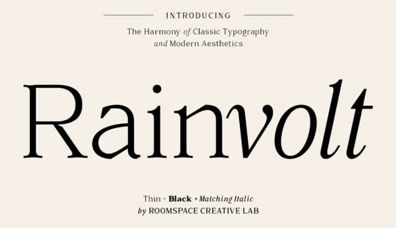 Rainvolt Font