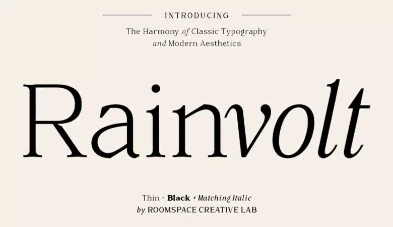 Rainvolt Font