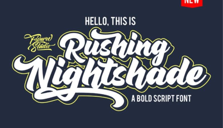 Rushing Nightshade Font