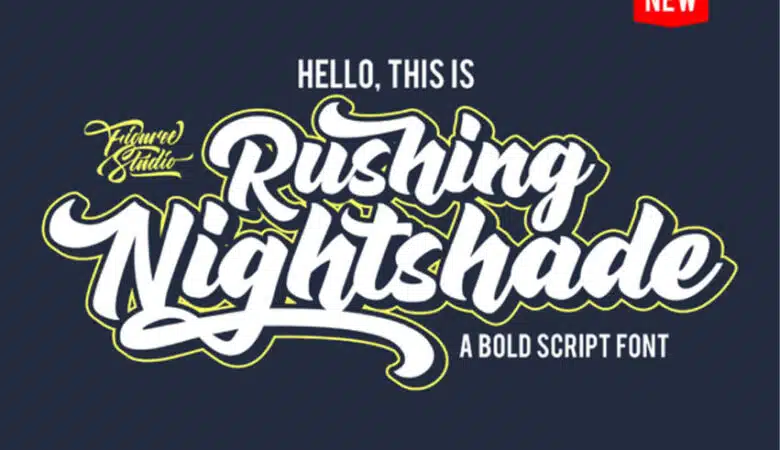 Rushing Nightshade Font