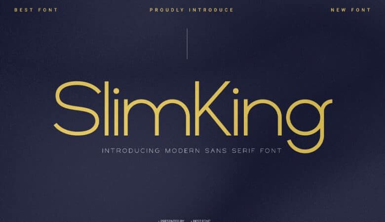 Slimking Font