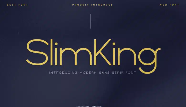 Slimking Font