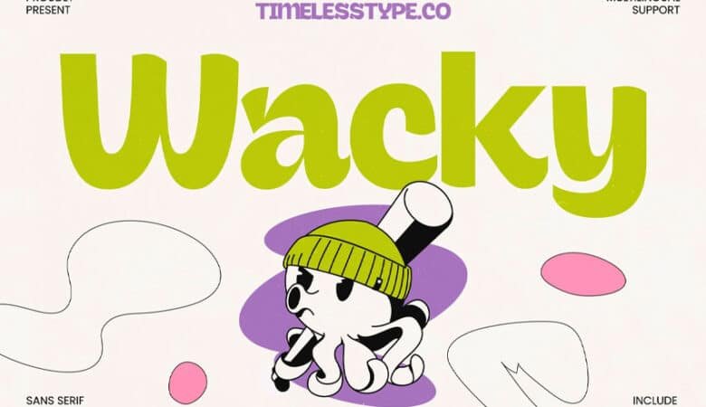 Wacky Font