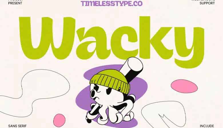 Wacky Font