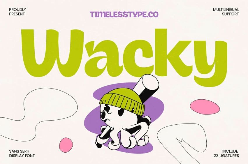 Wacky Font